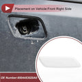Front Right Washer Nozzle Cover for Lexus IS250 (2009-2010) - White 1 x Cap