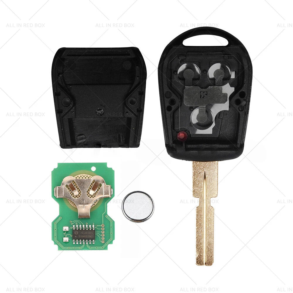 3 Button Remote Key for BMW E31 E32 E34 E36 E38 E39 E46 Z3 (1990–2002)