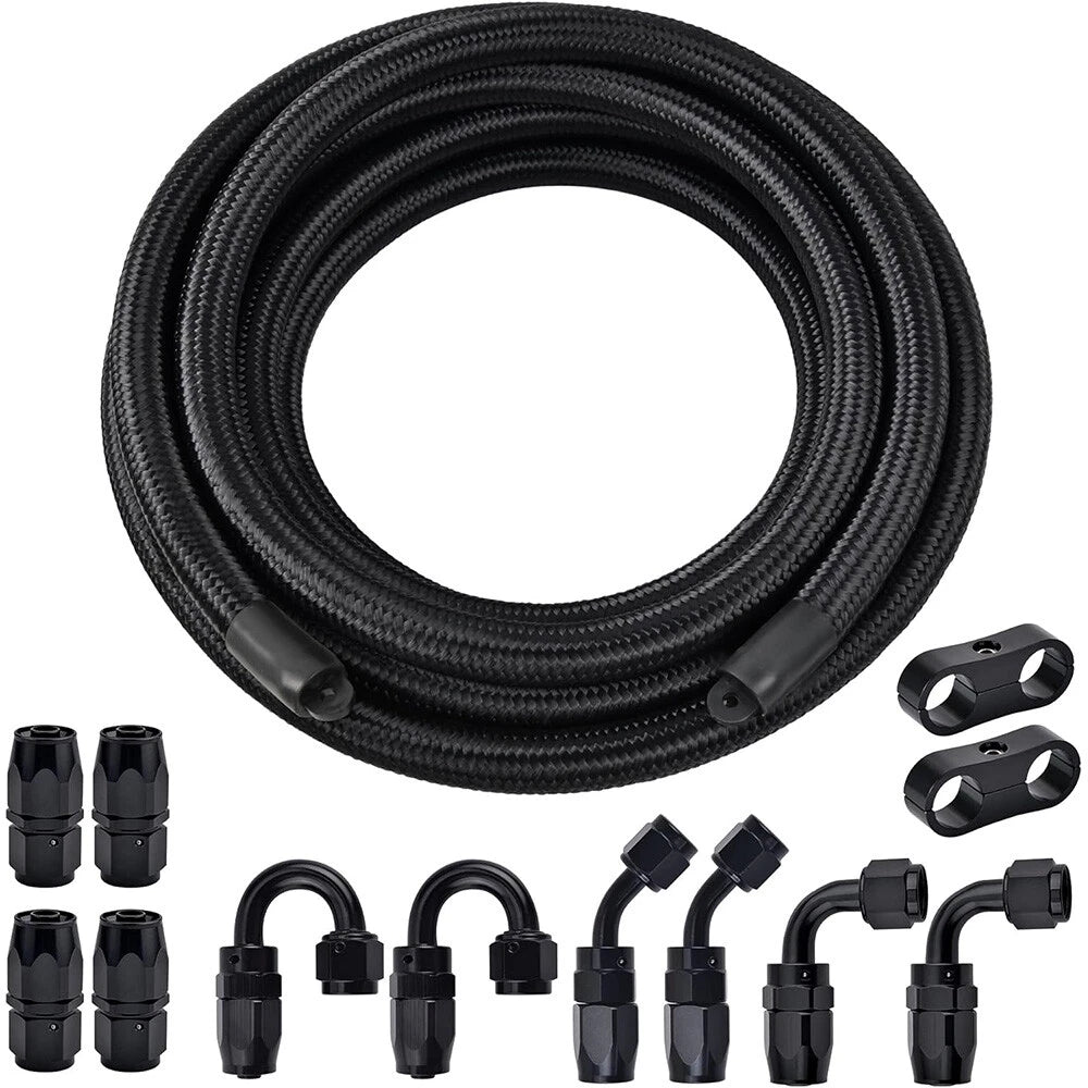 8AN Fuel Line Kit for CPE 10FT Black (2010–2024)