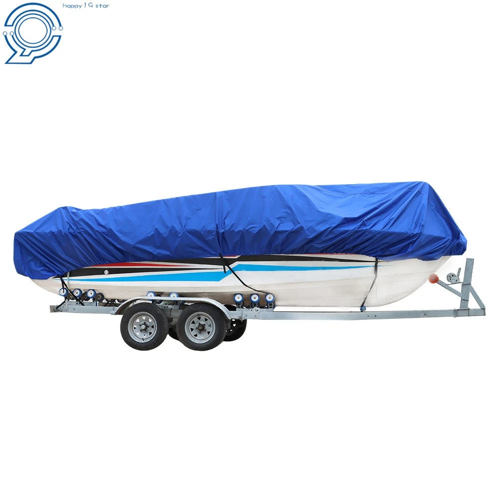 Trailerable Pontoon Boat Cover for 17-19 Ft Boats (95") Waterproof Heavy Duty