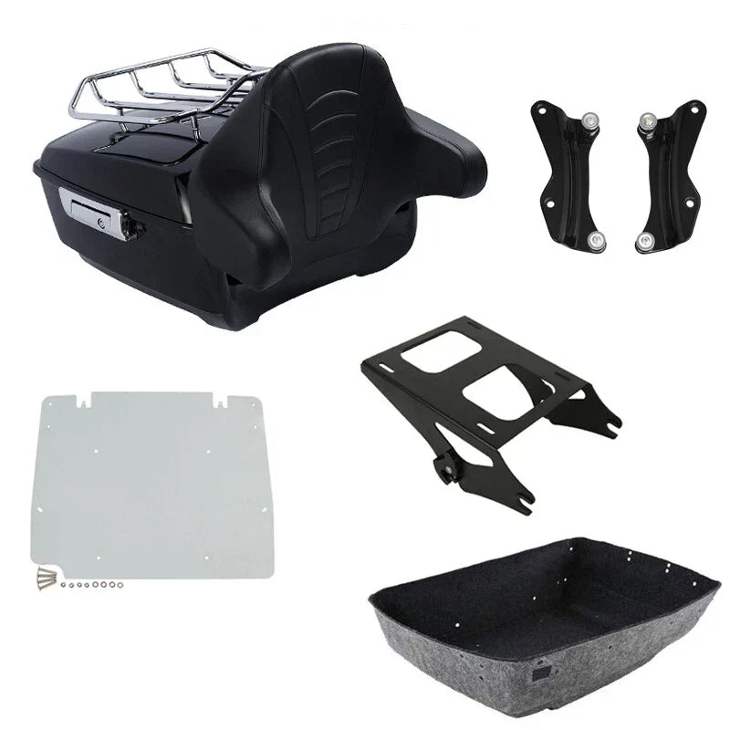 Trunk Backrest Rack Mount Plate for Harley Touring (2014-2025)