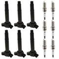 6X Ignition Coils + 6X Iridium Spark Plugs for Toyota Lexus 3.5L 4.0 (2005–2021)