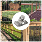 100 Stainless Steel Wire Clips for Outdoor Projects