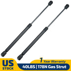 2pc 16 Inch Gas Spring for Leer Camper Shell Topper Rear Window (C16-19568)