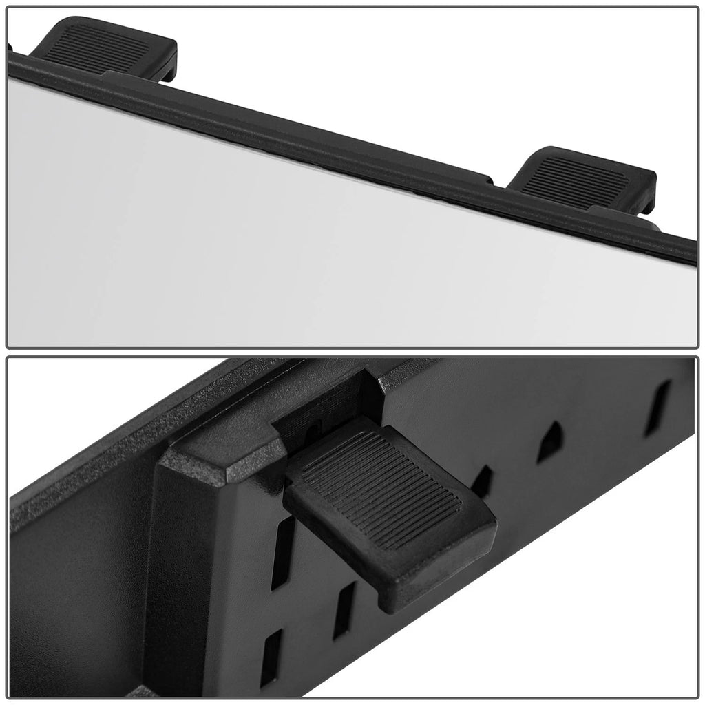 Universal 11" Convex Panoramic Wide Angle Rear View Mirror Glass