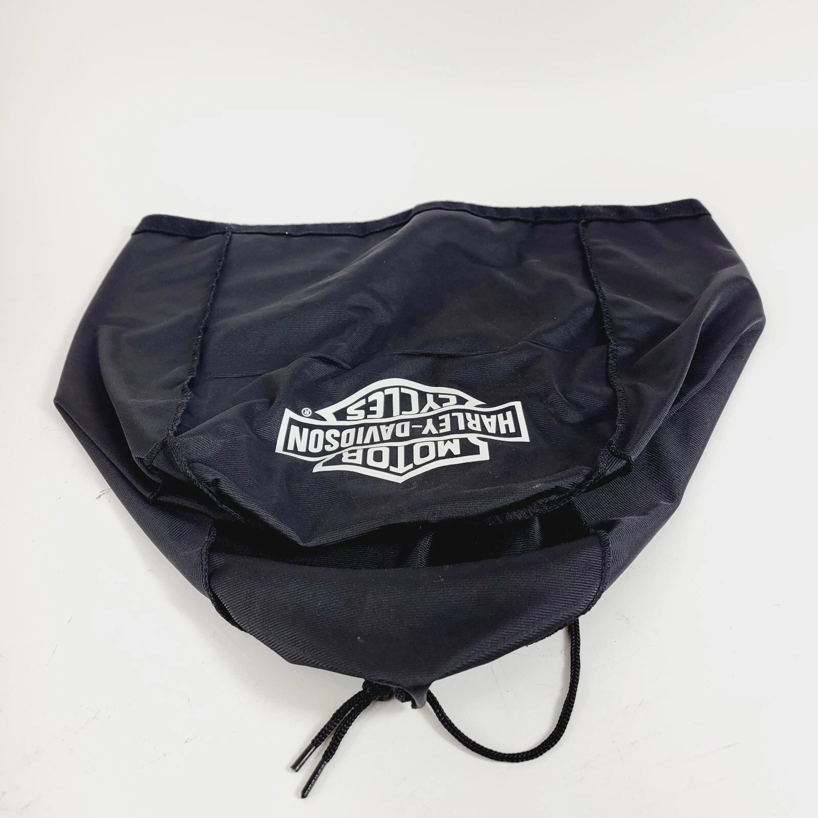 Half Helmet Protection Bag for Harley Davidson (Black, Drawstring)