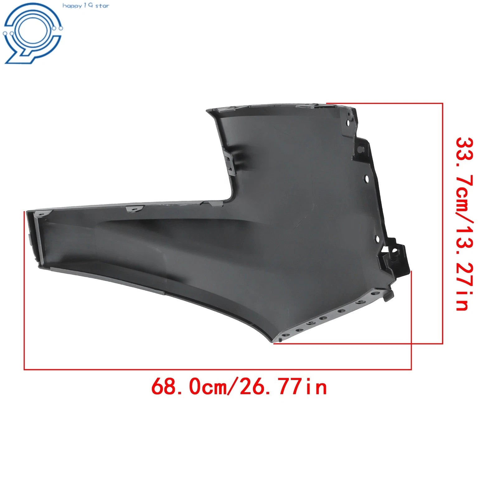 Front Driver Side Upper Bumper Cover for Chevrolet Colorado ZR2 (2021-2023)
