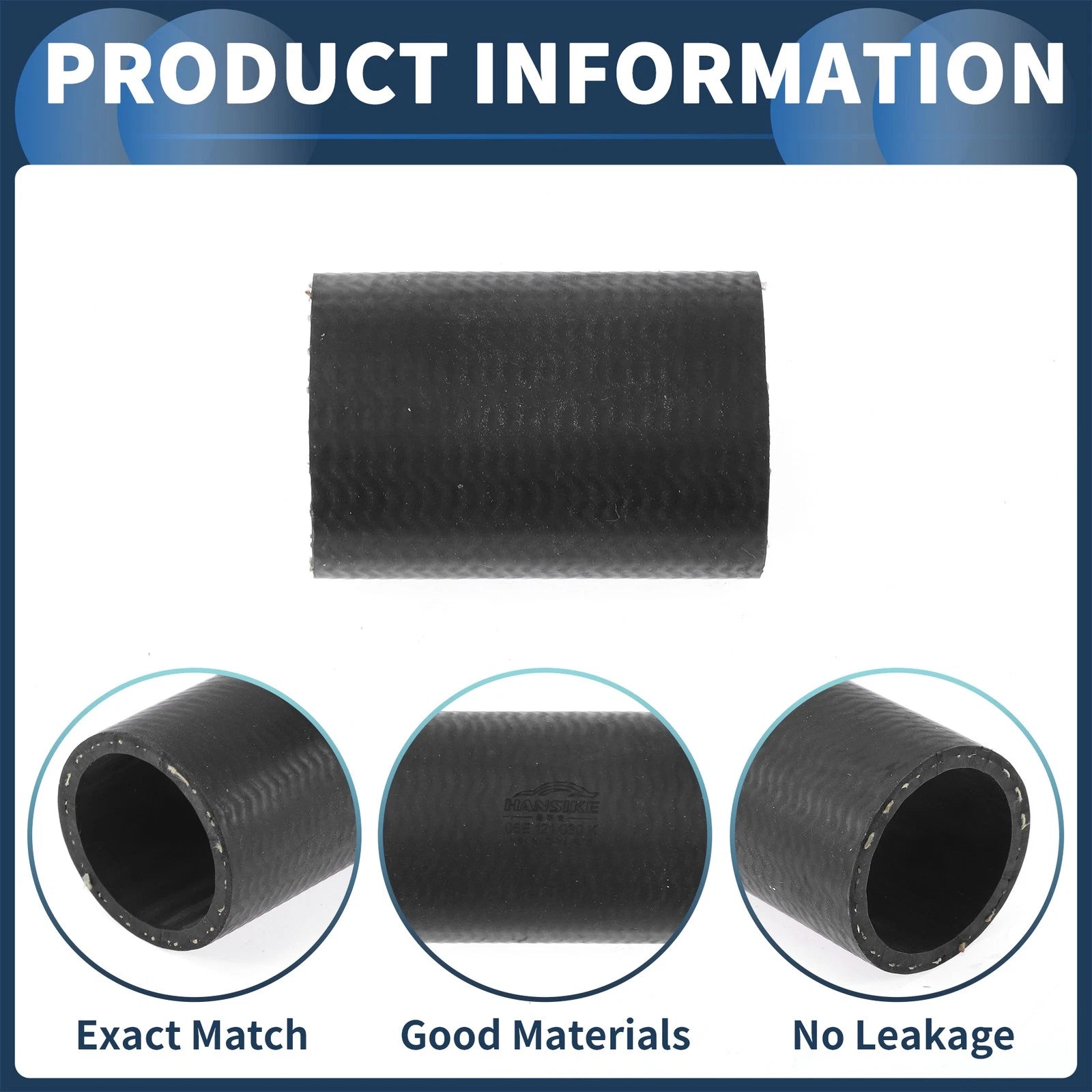 Radiator Hose for Audi Q7 (2017–2022) No. 06E121030H Black 1 Pc