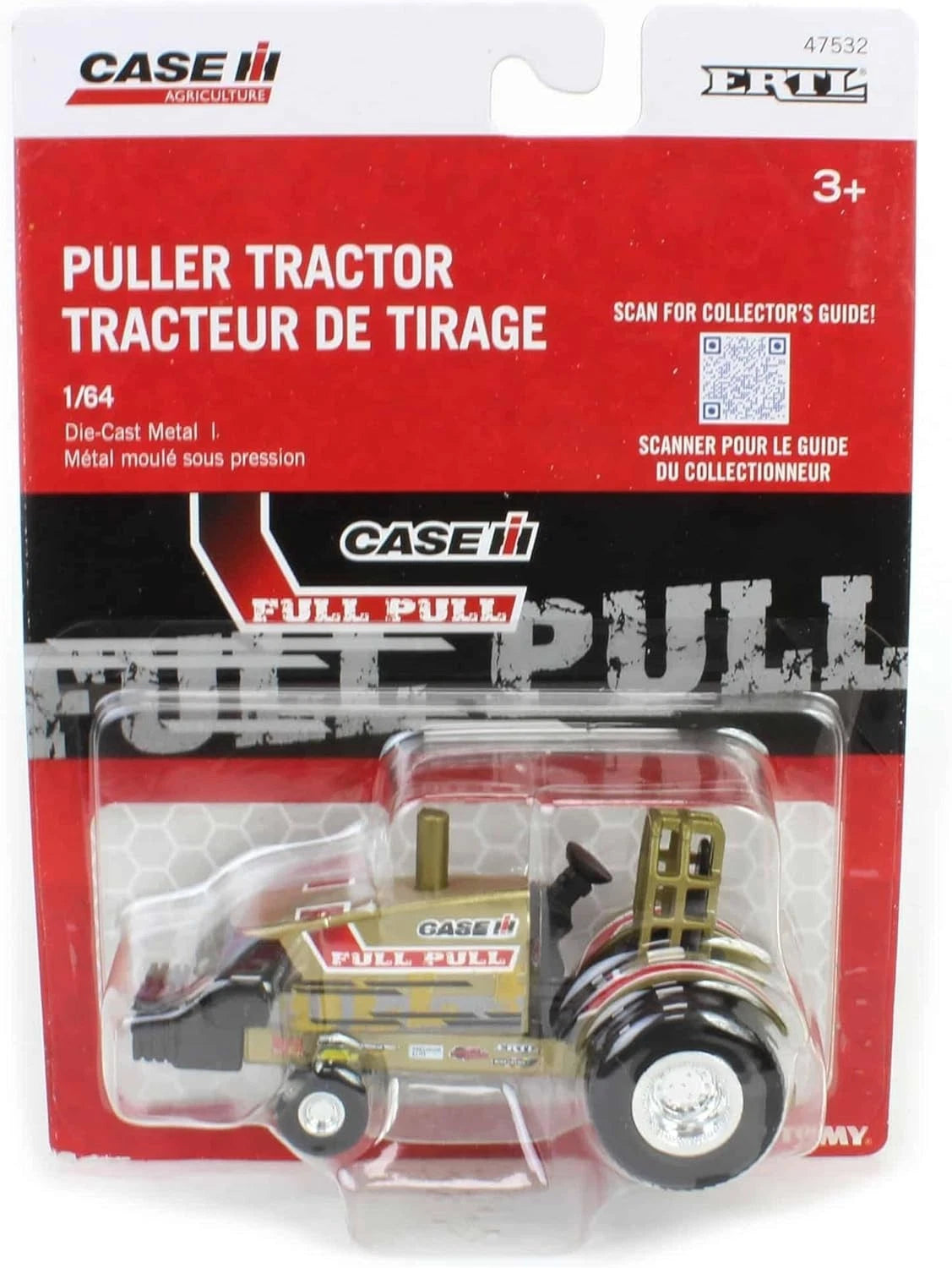Full Pull Tractor Pulling Toy for Case IH (1/64, Chase Edition)