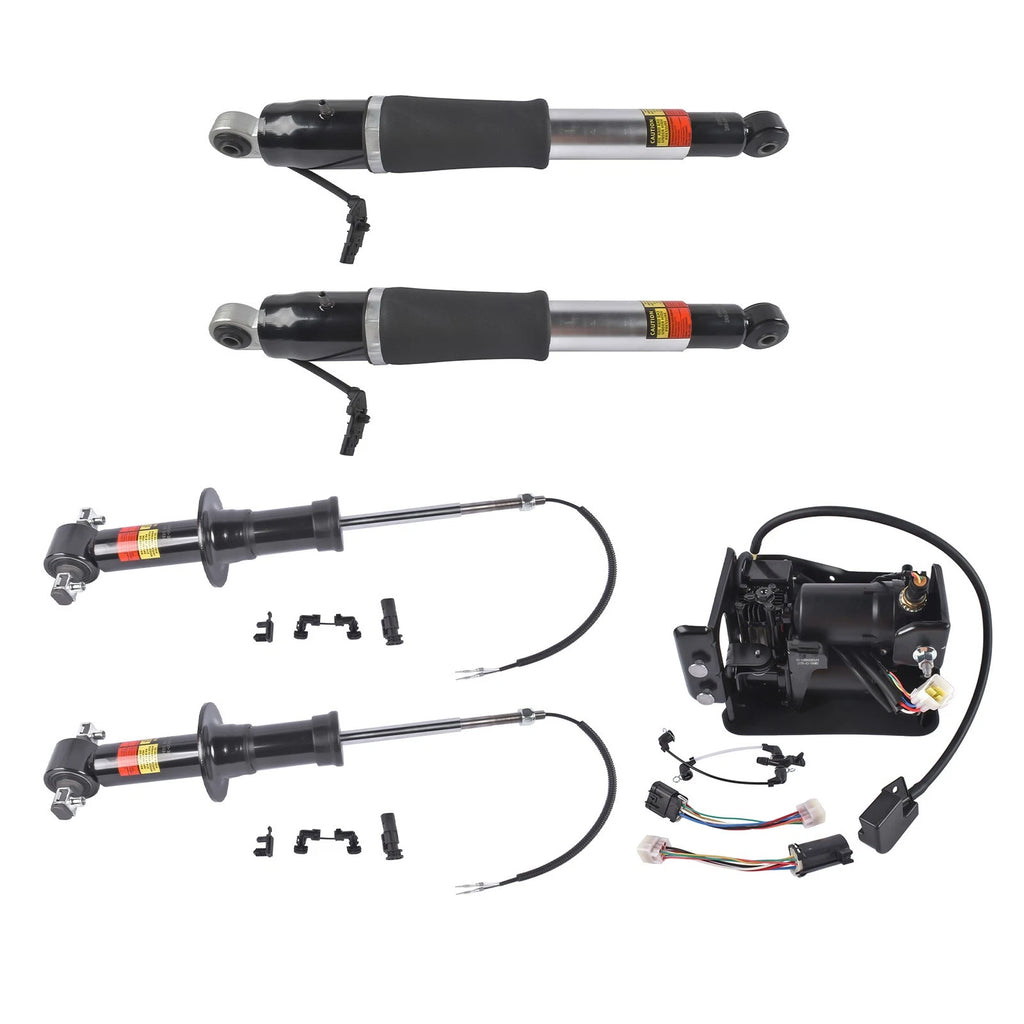 4X Air Shock Struts + Compressor for Chevy Tahoe Yukon (2015–2019) 5801032