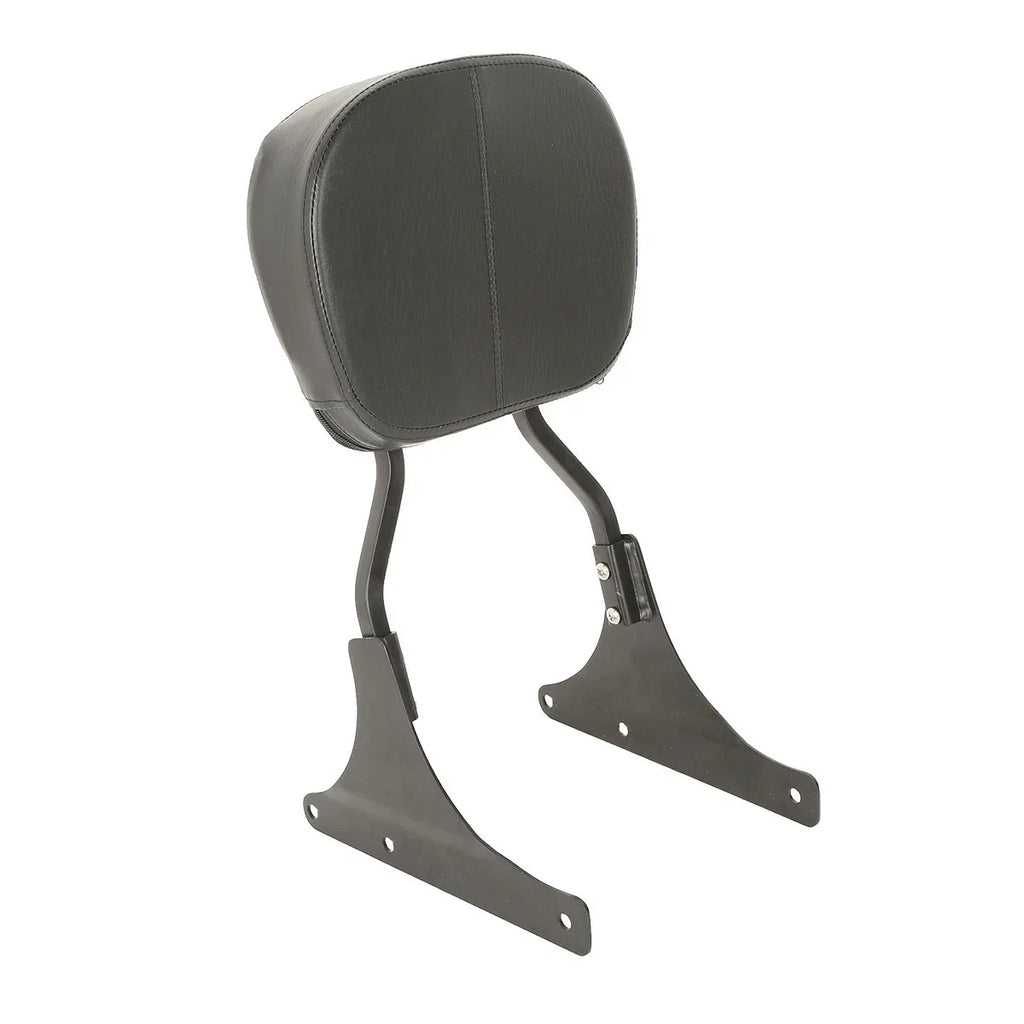 Black Low Backrest Sissy Bar for Harley Softail Custom FXSTC Fat Boy (2000-2017)