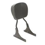 Black Low Backrest Sissy Bar for Harley Softail Custom FXSTC Fat Boy (2000-2017)