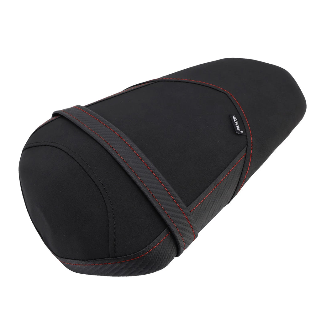 Rear Passenger Seat Pillion Saddle Flat Red for Yamaha YZF-R3 (2015–2023), MT-03 (2016–2023)