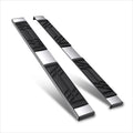 Set of 2 Polished Side Step Pads for Hyundai Santa Fe (2019–2023)