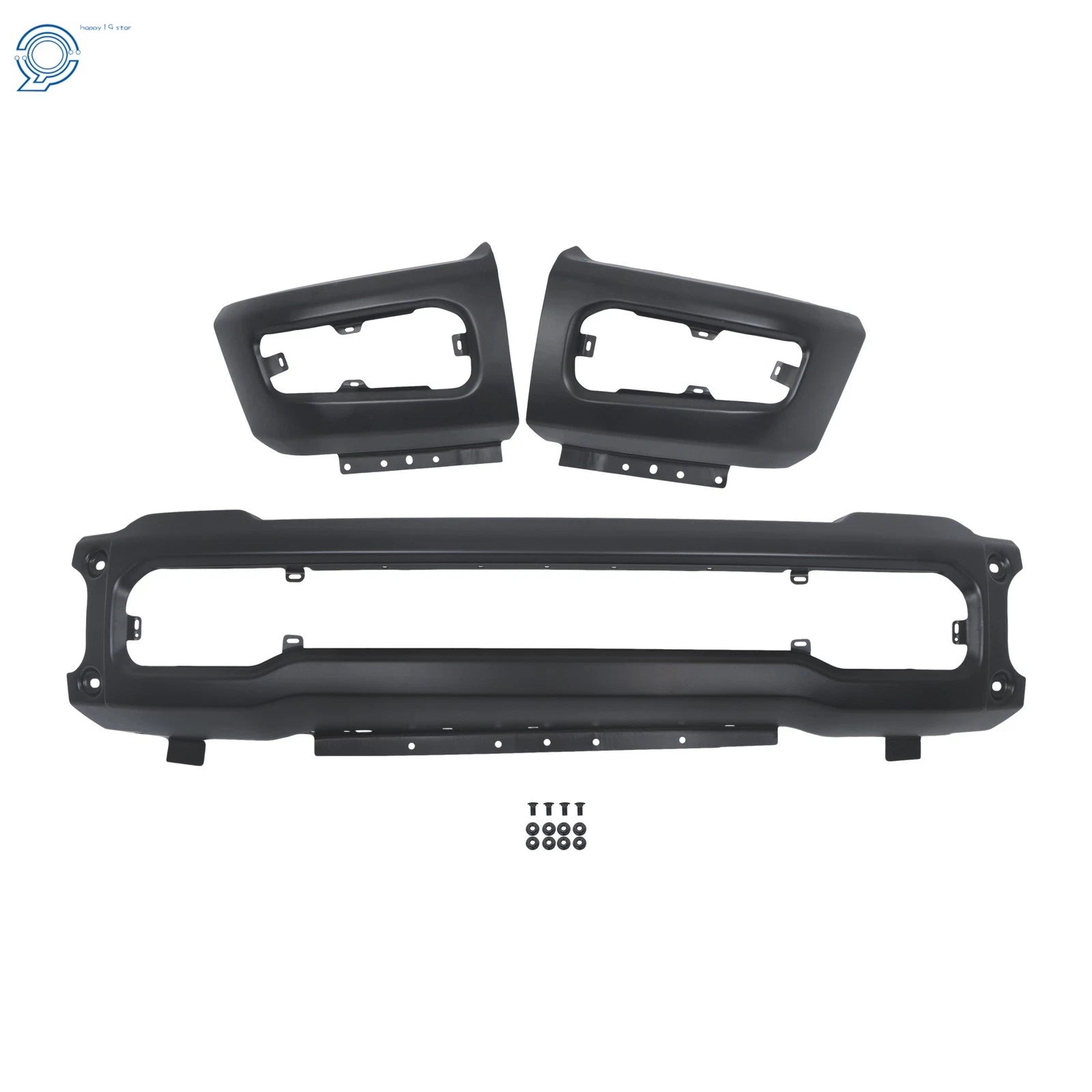 Front Bumper Steel for Ford F250 F350 (2023–2025) Split-Type Black