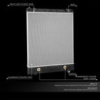 2-Row Aluminum Core Radiator for Business Class M2 106 (2006–2015)