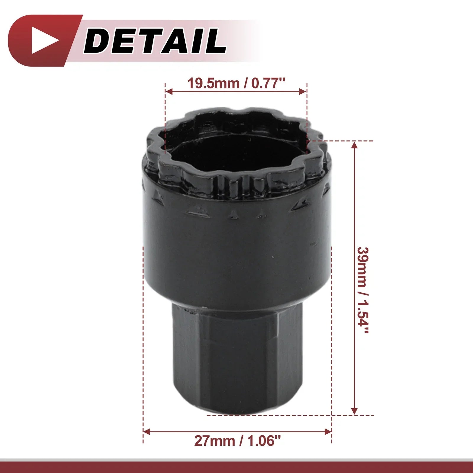 Wheel Lock Lug Nut Anti-theft Key Socket for Mercedes Benz GLE450 GLS350