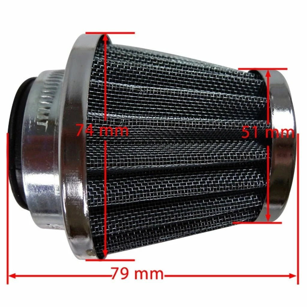 38mm Air Filter Pod Cleaner for 110cc 125cc Motorcycle ATV Quad Dirt Bike