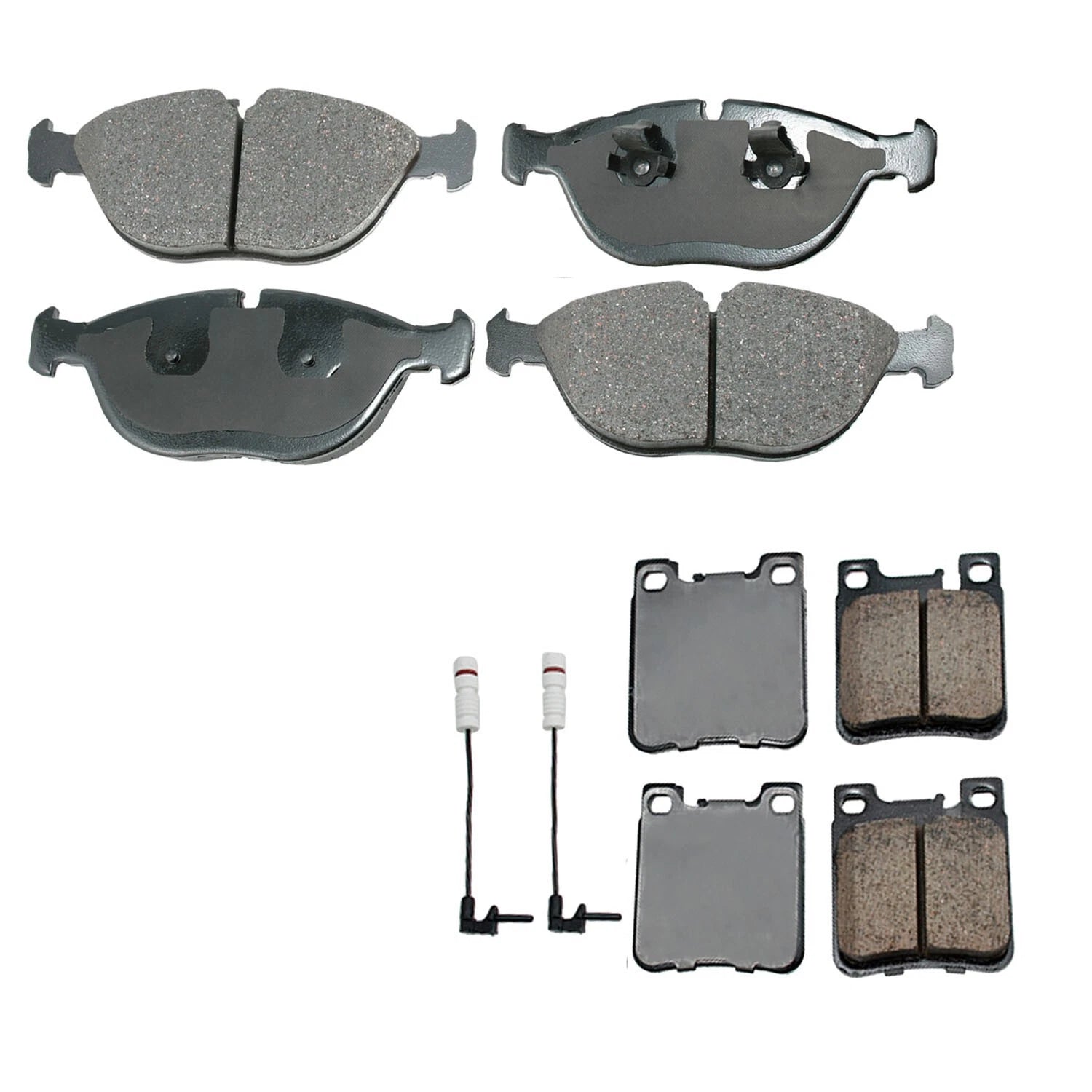 Set of 4 Akebono Euro Ceramic Brake Pads for Chrysler Mercedes Benz