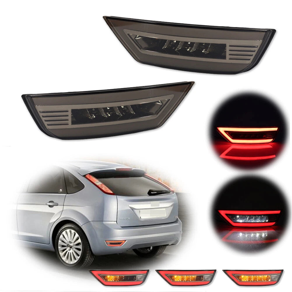 Set of 2 Rear Bumper Reflectors for Ford Escape (2013–2019)