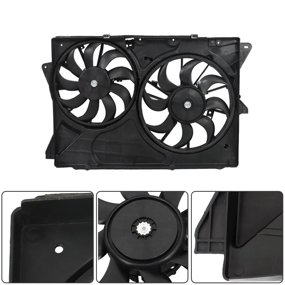 Radiator Condenser Fan Assembly with Shroud for Ford Explorer (2013–2019)