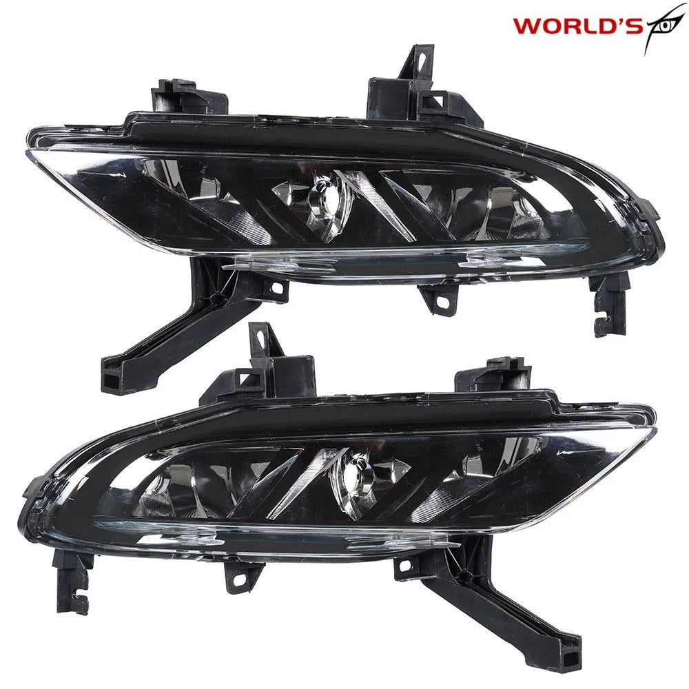 Set of 2 Fog Lights for Nissan Maxima (2016–2019) Clear Lens