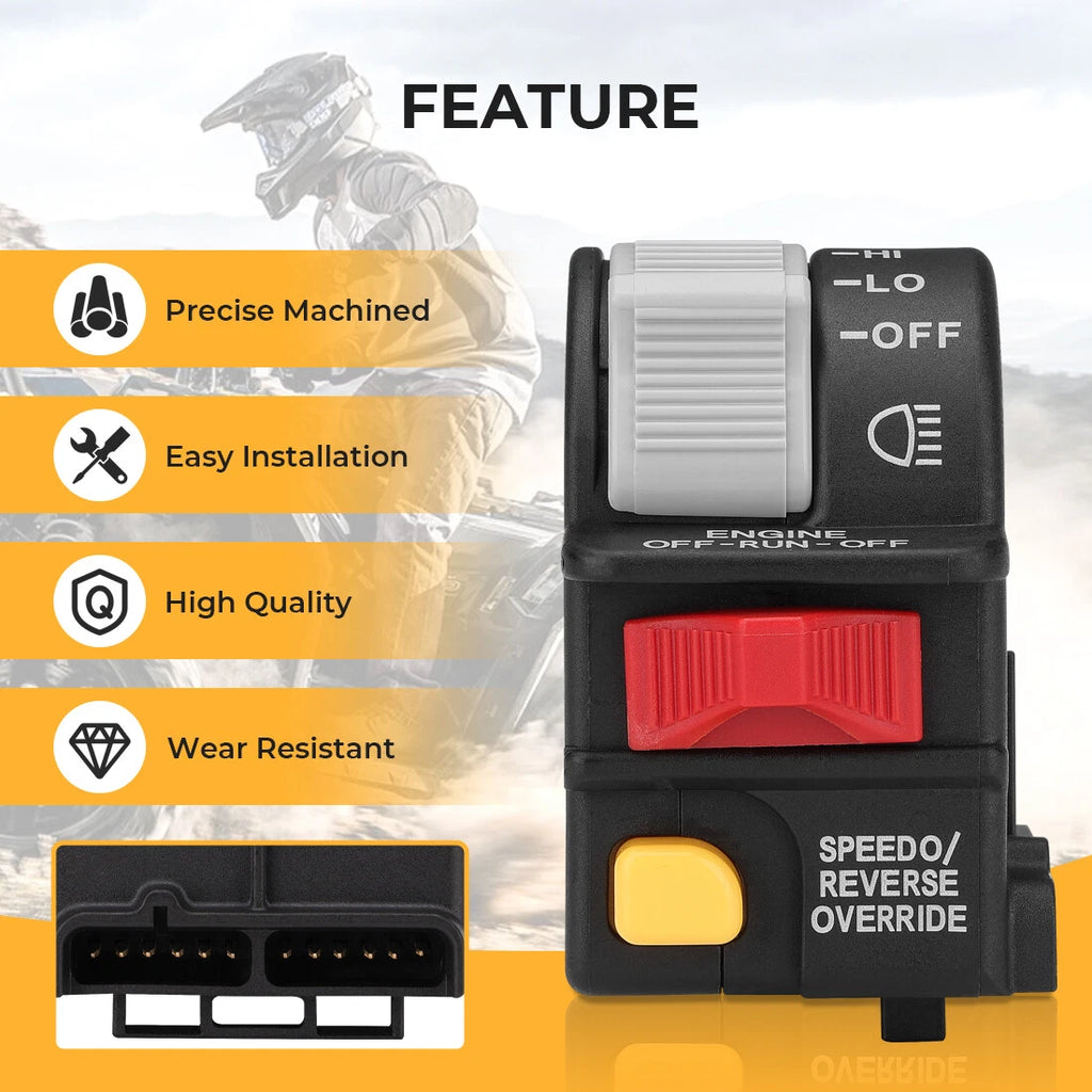 Left Handlebar Switch for Polaris Trail Boss 330, Magnum 330 (2003–2009)