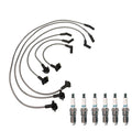 Denso Wire Set & 6 Platinum TT Spark Plugs Kit for Ford Mustang (1994–2004)
