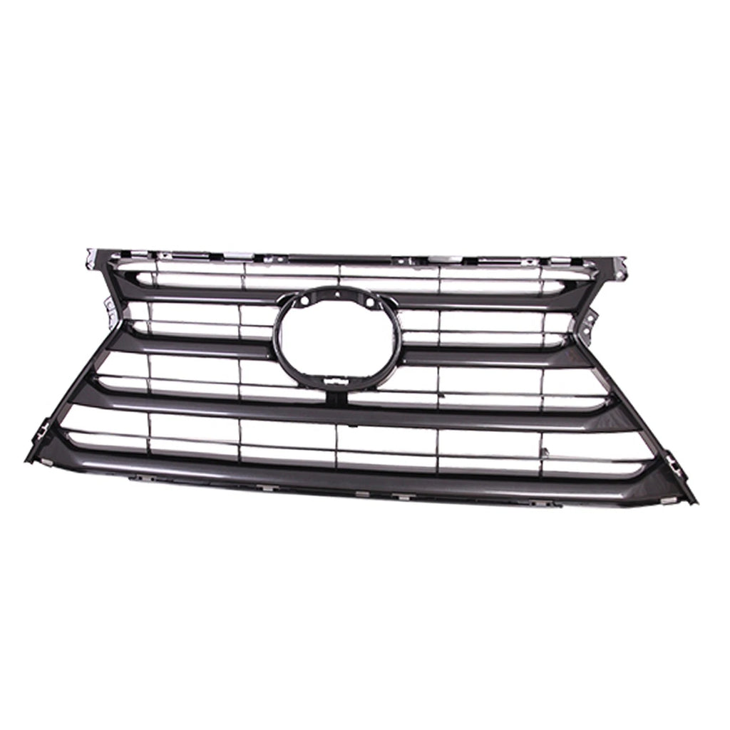 Replacement Front Grille Silver Painted Plastic for Toyota Hilux (2010–2015)