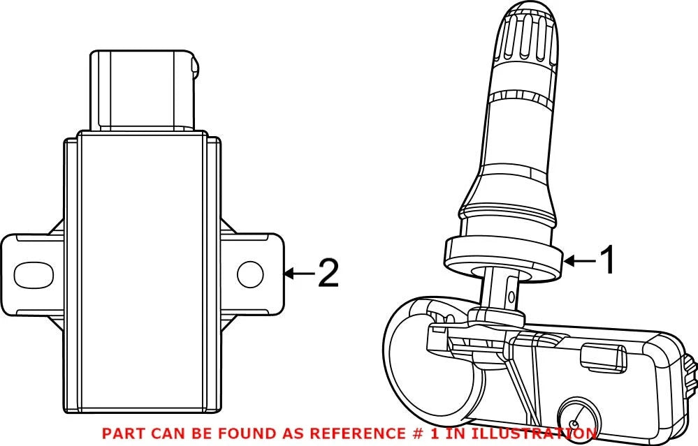 TPMS Sensor for Jeep Grand Cherokee (2011–2021)