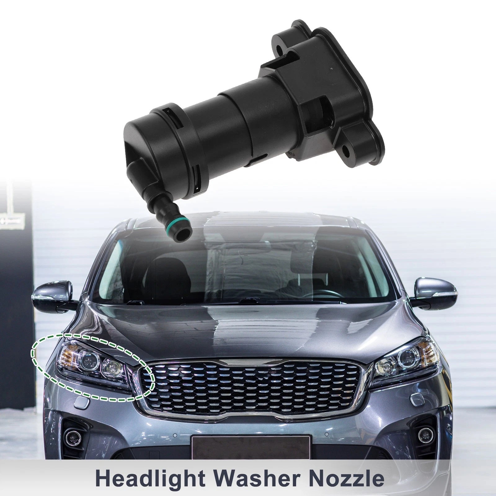 Front Passenger Side Headlight Washer Nozzle for Audi A4 (2002–2008) No. 8E0955102C