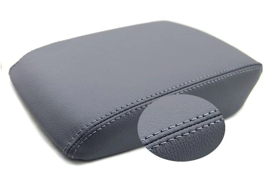 Center Console Armrest Cover for Acura TL (2004–2008) Dark Gray Leather