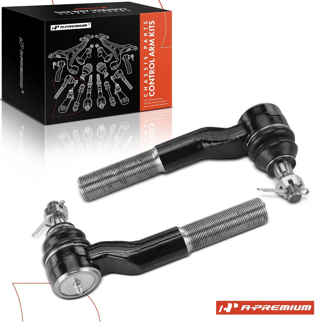 2X Front Outer Tie Rod Ends for Ford F-250 F-350 Super Duty (2011–2022)