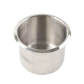 Stainless Steel Drop-in Cup Holder for Universal Applications (Boat, RV, Car, Truck)