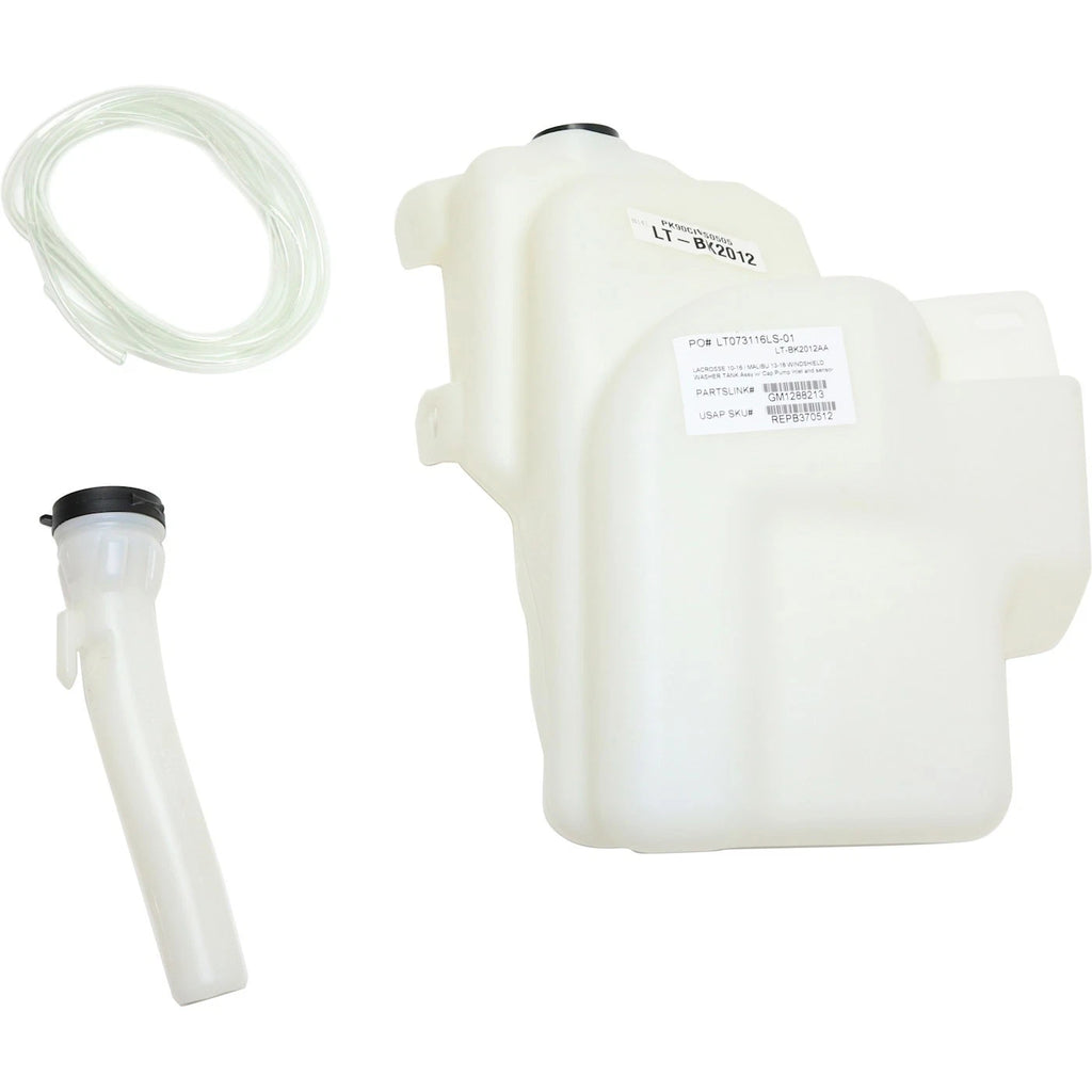 Washer Reservoir for Chevrolet Malibu, Impala (2013–2020) with Pump