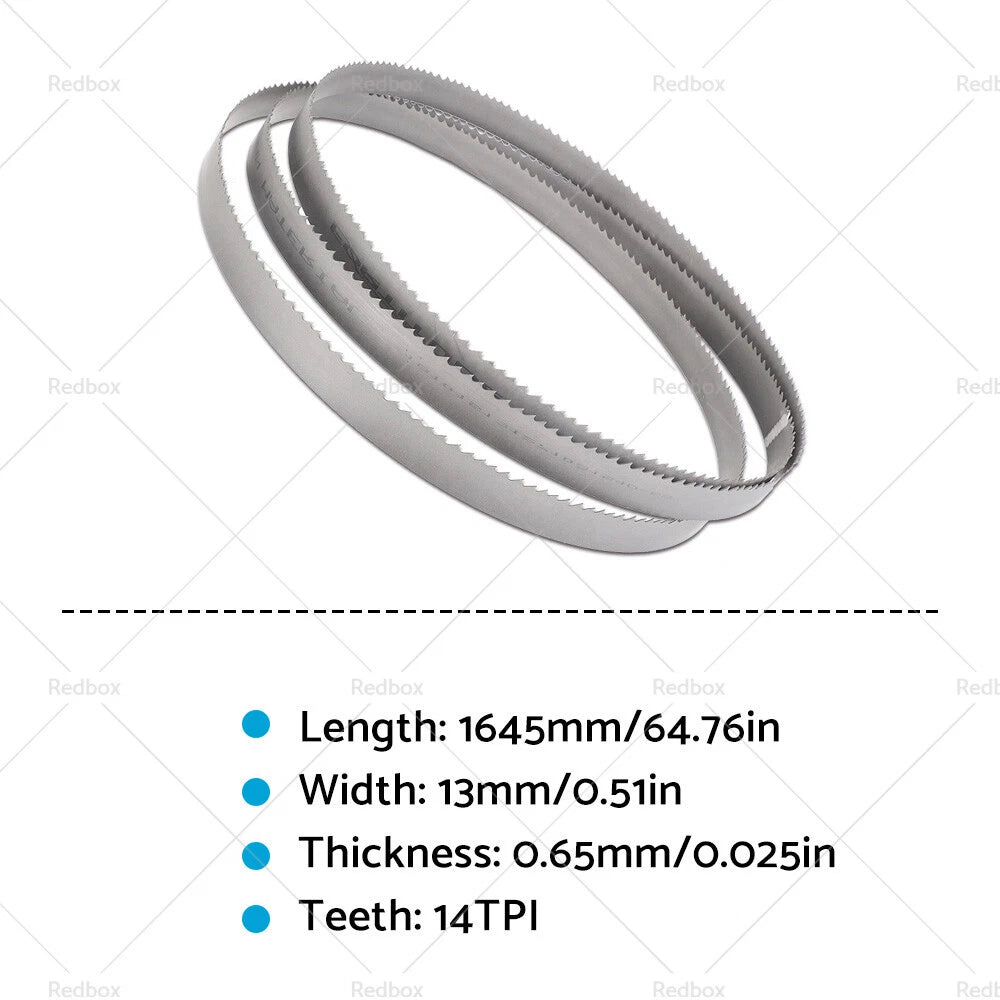 Band Saw Blade for SABER MCB115S2 (1645mm, Bi-Metal M42, 14TPI)