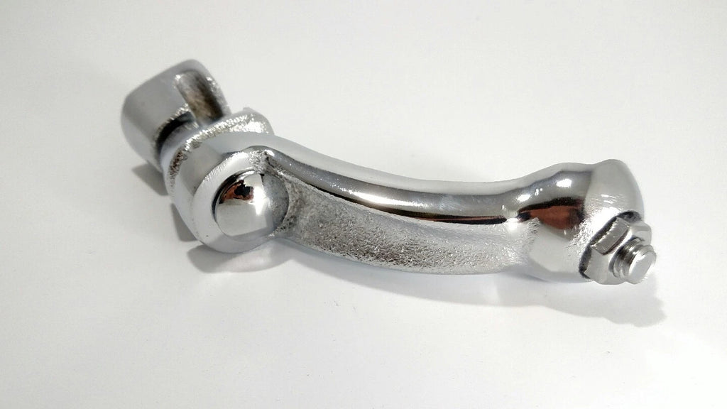 Fog Light Bracket Chrome Vintage Style for Universal Bumper Mount (Fits)