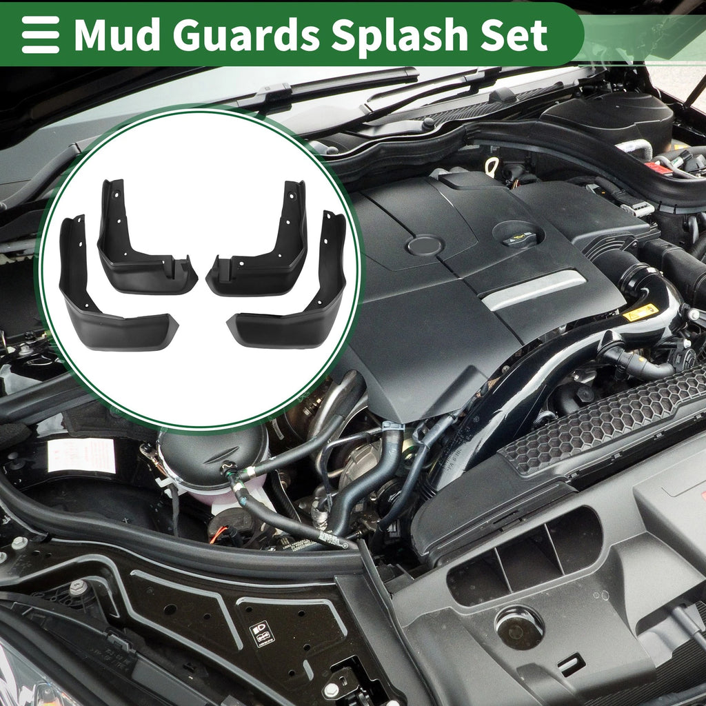 Mud Flaps Splash Guards Set of 4 for Honda Crosstour (2014–2017)