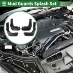 Mud Flaps Splash Guards Set of 4 for Honda Crosstour (2014–2017)