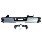 Chrome Rear Bumper Assembly for Chevy Silverado GMC Sierra 1500 (2014–2018)