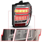 Chrome Clear Lens Tail Light Assembly with Sequential for 2014-2023 Toyota 4Runner