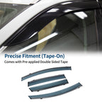 Set of 4 Window Deflectors for Honda Fit (2009–2014)