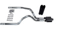 Dual Exhaust Kit for Dodge Dakota (1987–1996) - 2.5" Black Tips