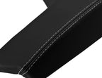 Console Lid Armrest Cover for Buick Regal (2011–2017) - Leather, Black Gray Stitch