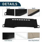 Dashboard Cover Mat for Toyota Aqua (2011–2021) - Black