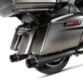 4" Slip-on Megaphone Mufflers Exhaust Pipe for Harley Street Glide (1995–2016)