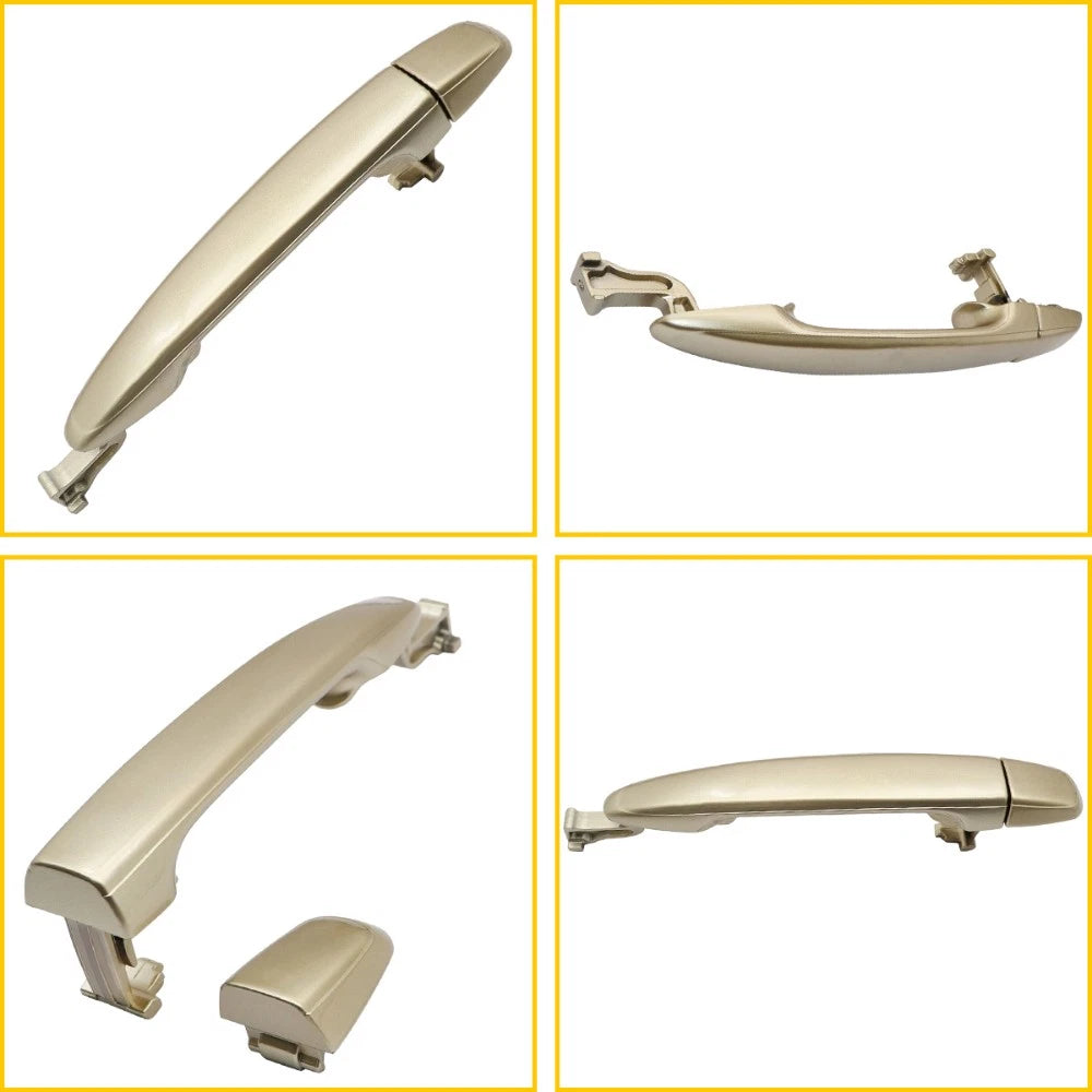 Set of 2 Silver Sliding Door Handles for Toyota Sienna (2004–2010)