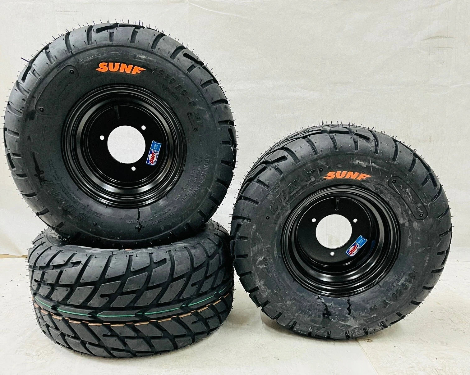 Set of 2 DWT Front and Rear Wheels Rims for Honda ATC 70 (1970–1985)