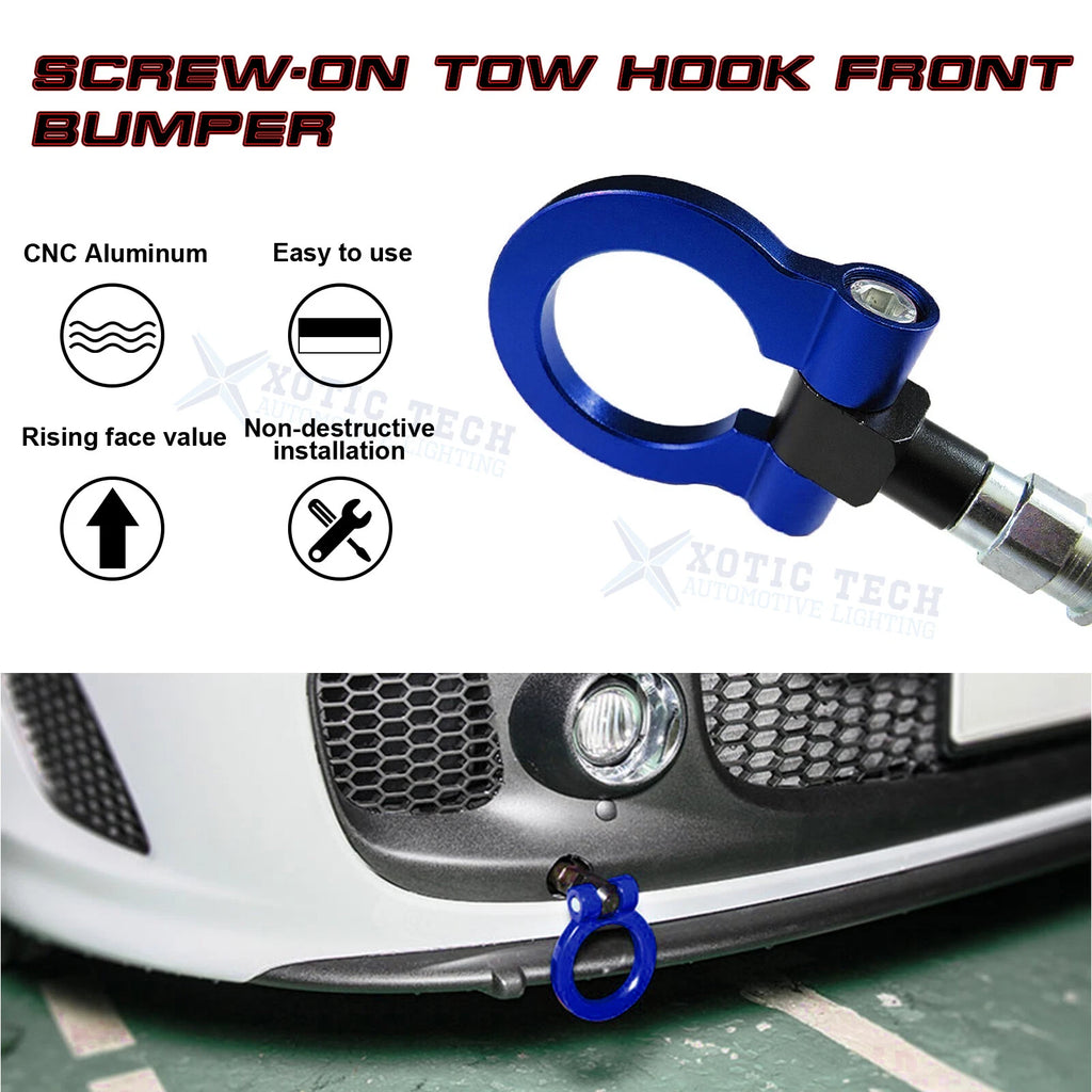 Blue Track Racing Tow Hook Ring for Honda Fit Acura TL (2006-2008)