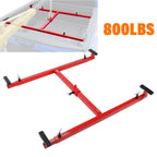 Adjustable Truck Box Bed Lift for Pickup Trucks (800LB, Powder Coated Red)